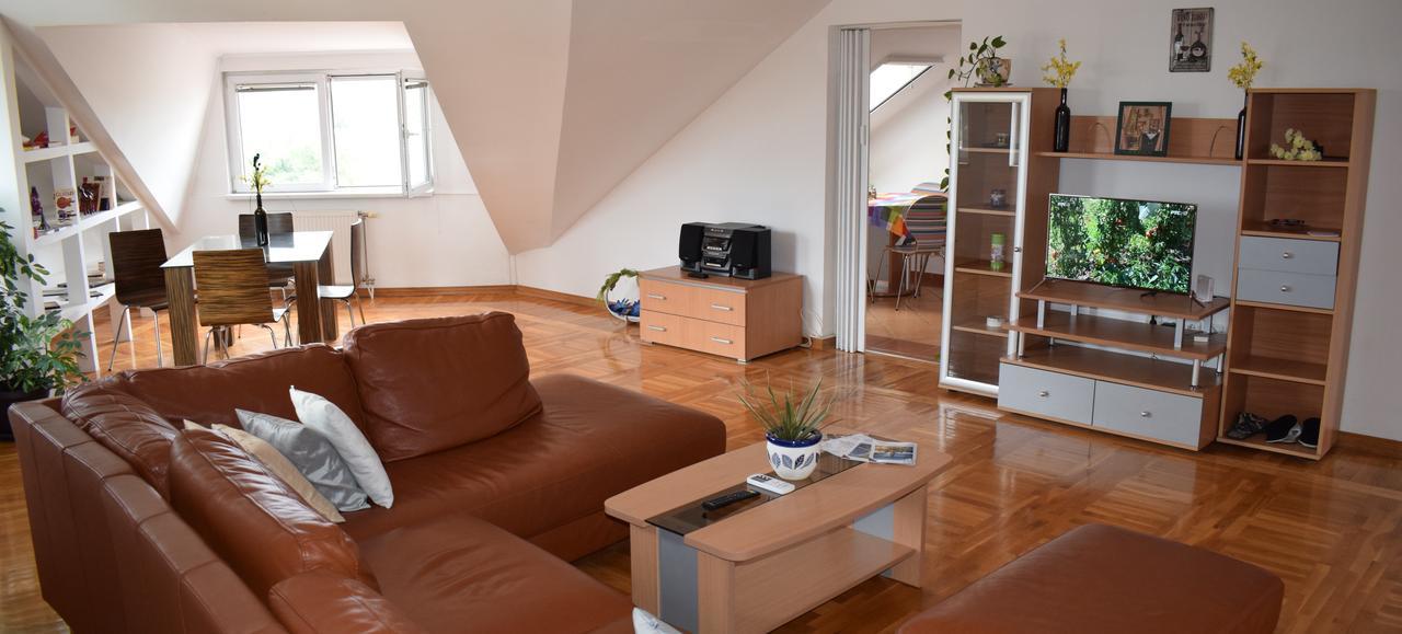 Penthouse In City Center Subotica Dış mekan fotoğraf